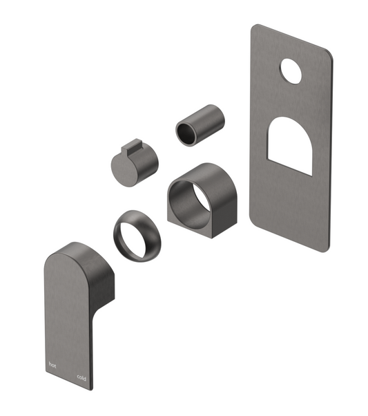 Beki Shower Mixer Diverter - 1P - TRIM KIT ONLY – Gunmetal