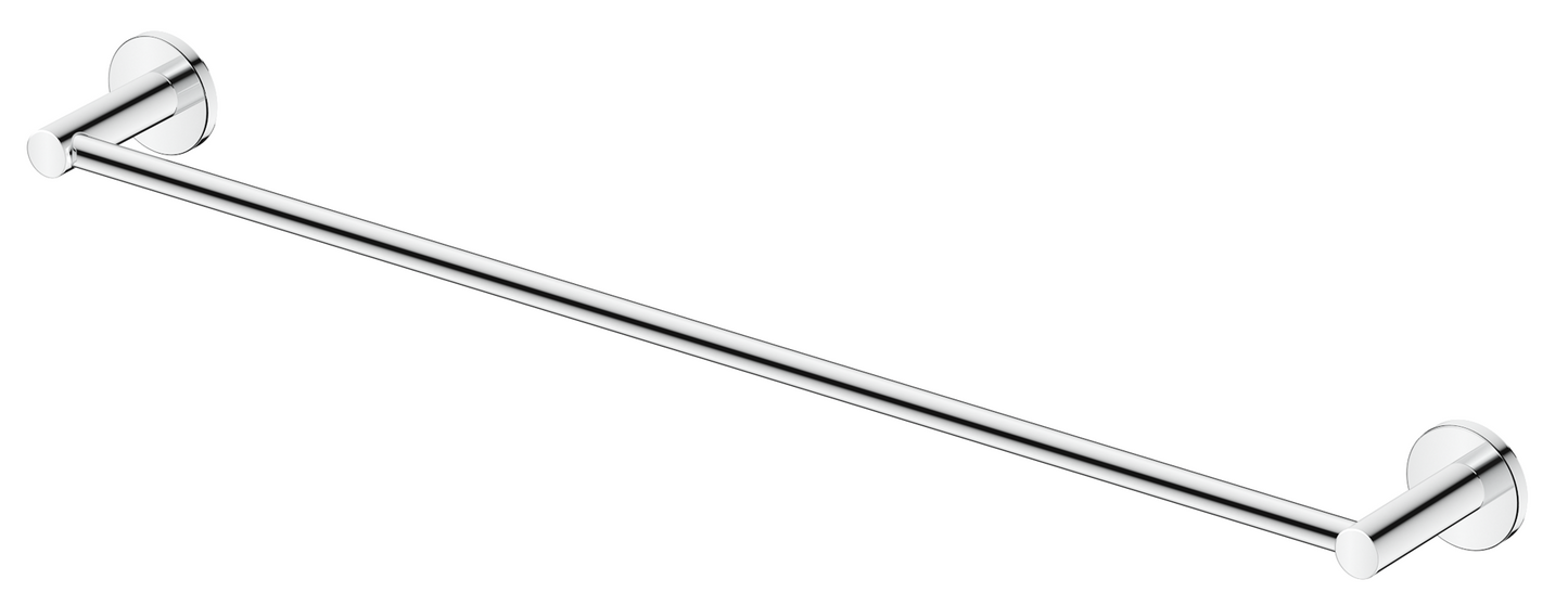 Mica Single Towel Rail 800 – Chrome