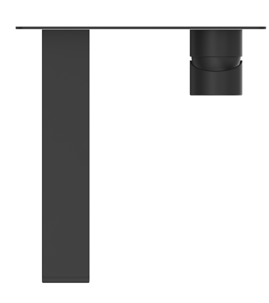 Beki Wall-Spout Combo - 1P - TRIM KIT ONLY – Black