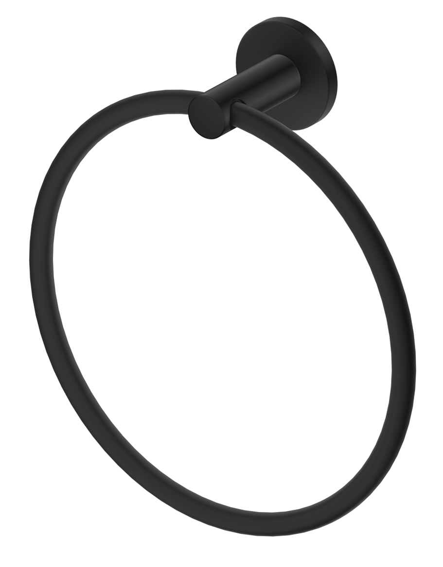 Mica Hand Towel Ring – Black