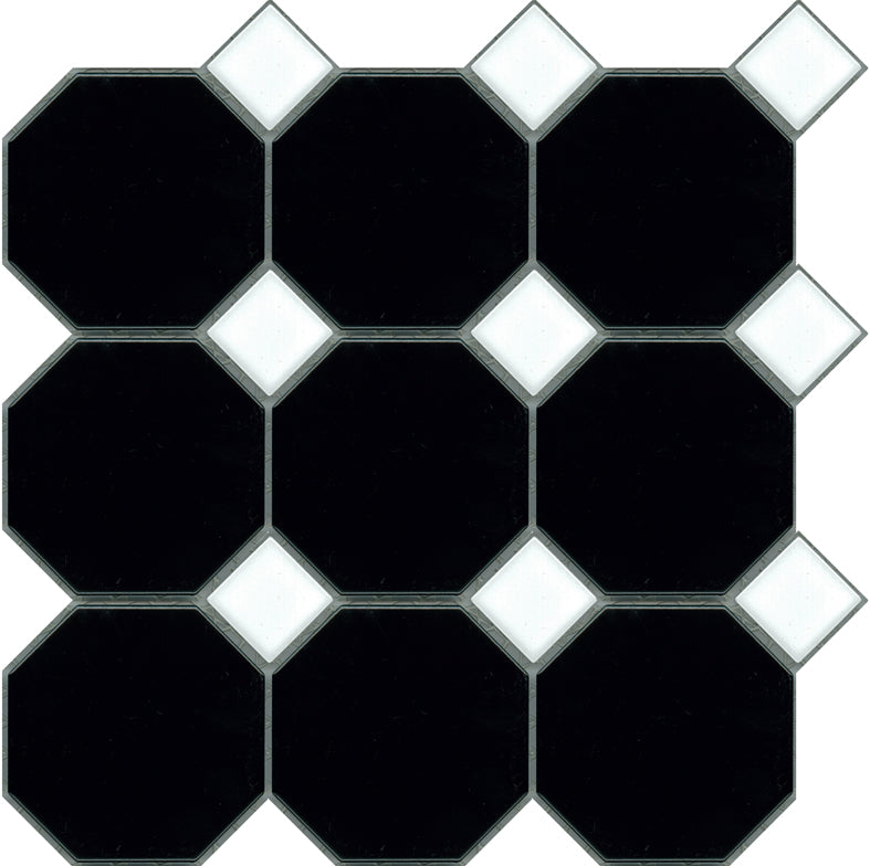 Cotto Xmb Octagon & Dot Mos 9.7X9.7