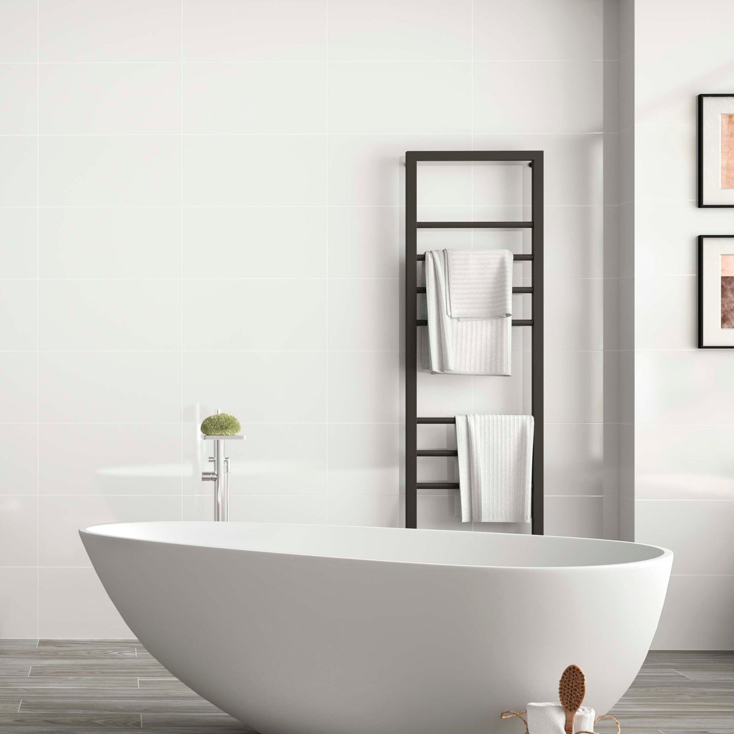Bondi White Gloss Rectified 30x60