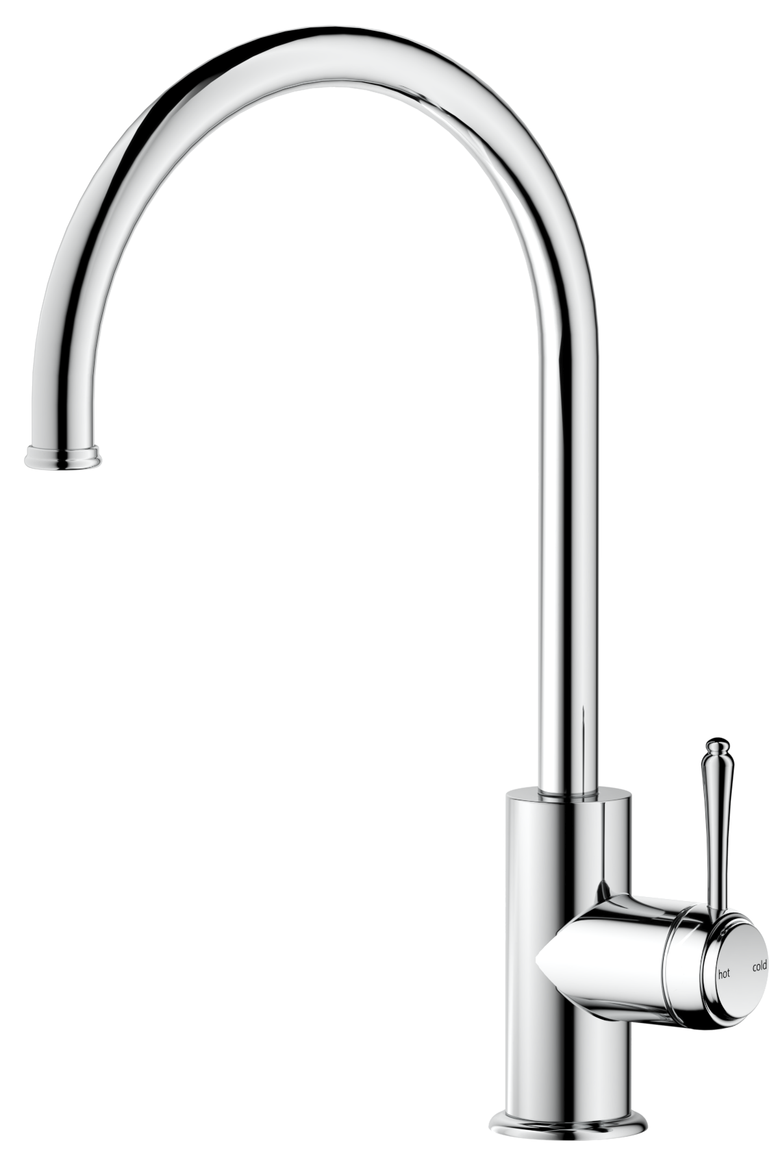 Mica Heritage Gooseneck Sink Mixer – Chrome