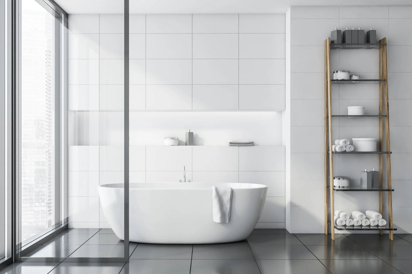 Bondi White Gloss Rectified 30x60