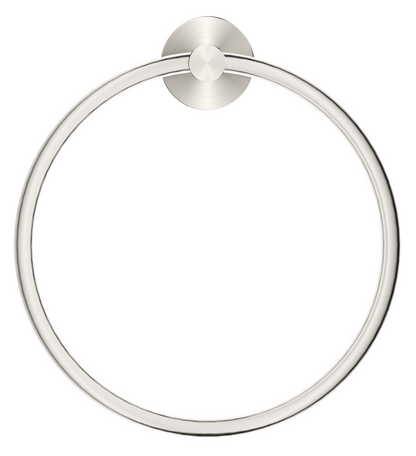 Mica Hand Towel Ring – Brushed Nickel
