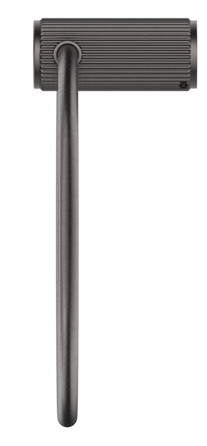 Mica Fluted Towel Ring – Gunmetal