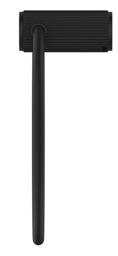 Mica Fluted Towel Ring – Black