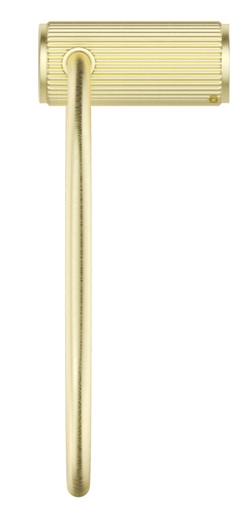 Mica Fluted Towel Ring – French Gold