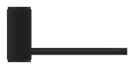 Mica Fluted Toilet Paper Holder – Black
