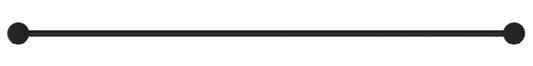 Mica Fluted Single Towel Rail – Black