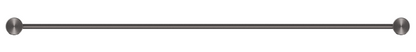 Mica Fluted Single Towel Rail – Gunmetal