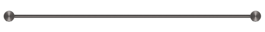 Mica Fluted Single Towel Rail – Gunmetal