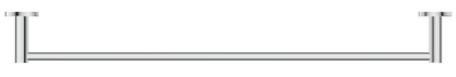 Mica Single Towel Rail 800 – Chrome