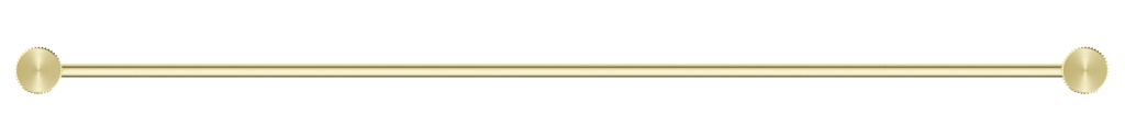 Mica Fluted Single Towel Rail – French Gold