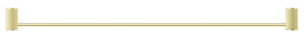 Mica Fluted Single Towel Rail – French Gold