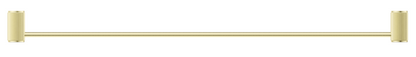 Mica Fluted Single Towel Rail – French Gold