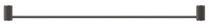 Mica Fluted Single Towel Rail – Gunmetal