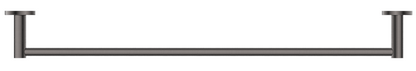 Mica Single Towel Rail 800 – Gunmetal