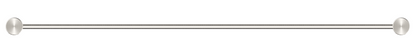 Mica Fluted Single Towel Rail – Brushed Nickel