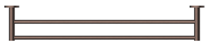 Mica Double Towel Rail 800 – Dusk Bronze