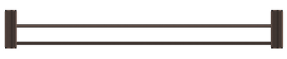 Mica Fluted Double Towel Rail – Dusk Bronze