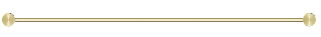 Mica Fluted Double Towel Rail – French Gold