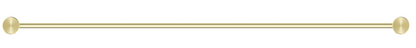Mica Fluted Double Towel Rail – French Gold