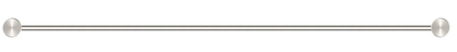 Mica Fluted Double Towel Rail – Brushed Nickel