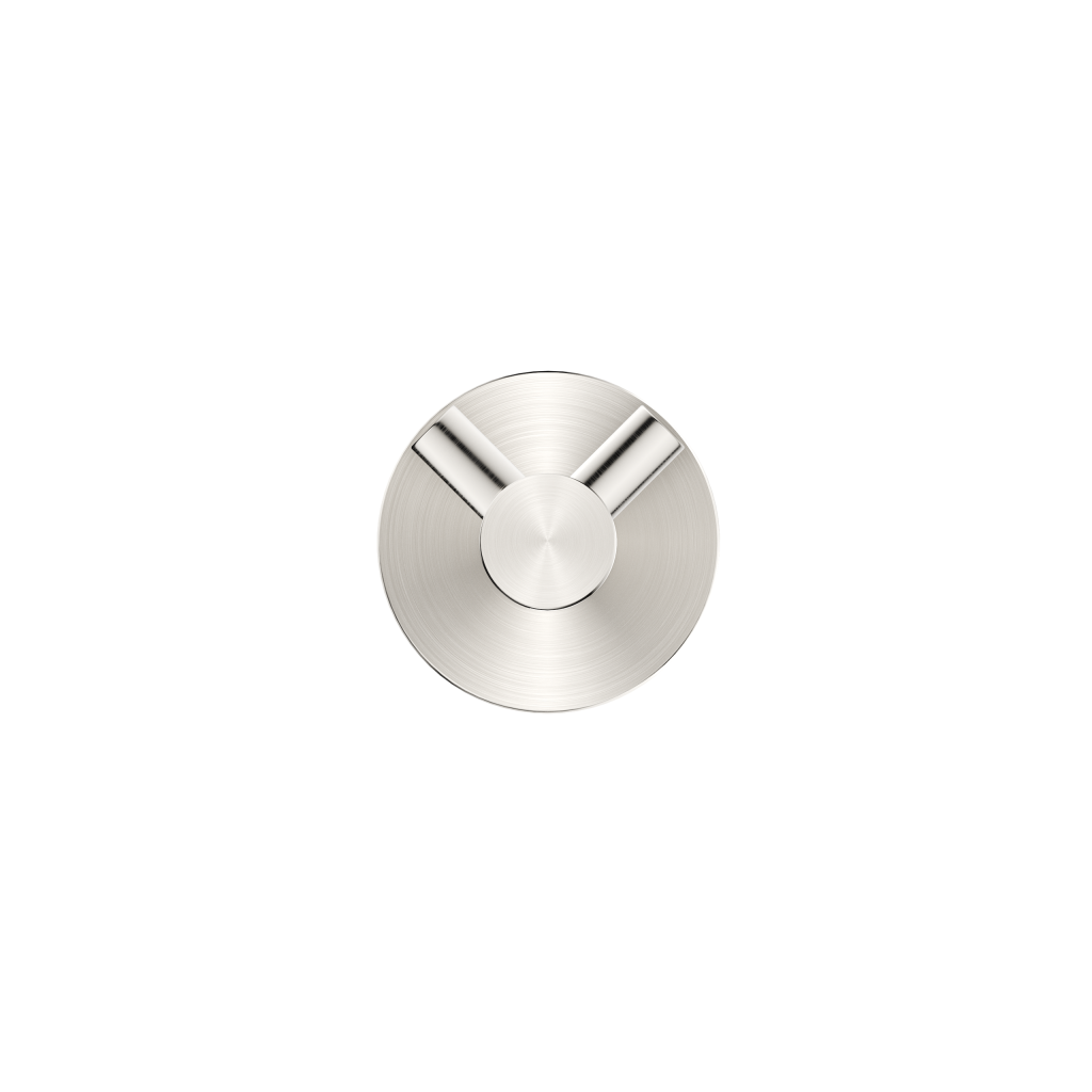 Mica Double Robe Hook – Brushed Nickel