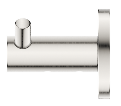 Mica Double Robe Hook – Brushed Nickel