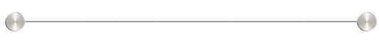 Mica Stainless Shelf - 400mm – Brushed Nickel