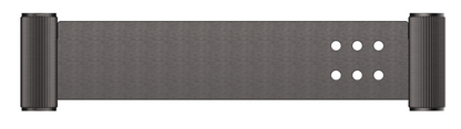 Mica Fluted Stainless Shelf - 400mm – Gunmetal