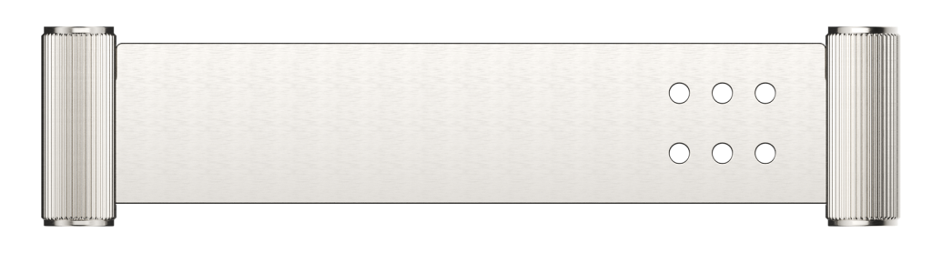 Mica Fluted Stainless Shelf - 400mm – Brushed Nickel