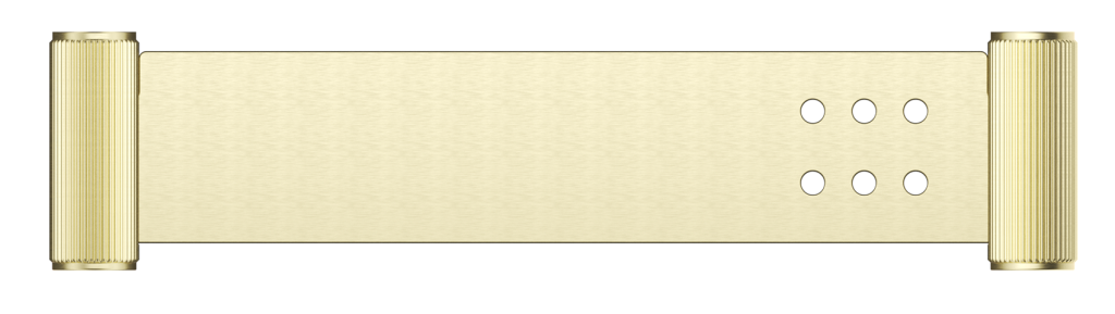 Mica Fluted Stainless Shelf - 400mm – French Gold