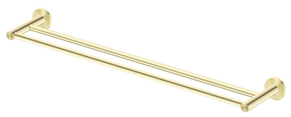 Mica Double Towel Rail 800 – French Gold