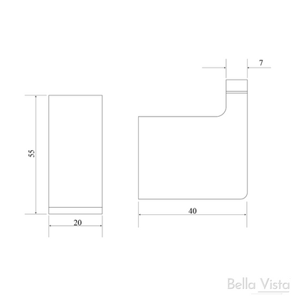 Milos Robe Hook – Brushed Nickel