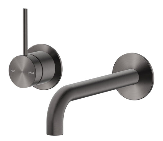Mica Wall-Spout Combo - 2P - Reverse - TRIM KIT ONLY – Gunmetal