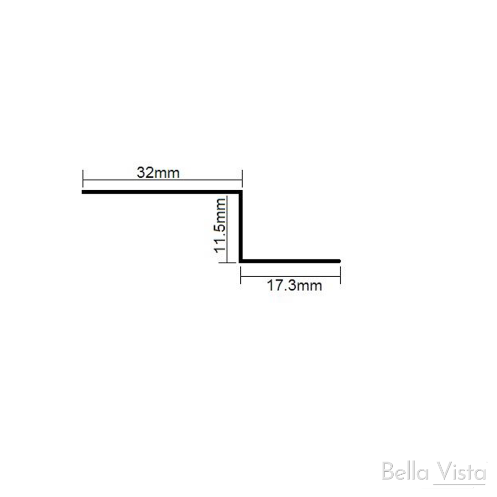 Zenon Wall Flashing Bar Mini – Stainless Steel