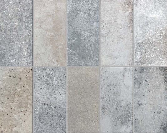 Chianti Griggio Grey Brick Matt P5 12.5X25