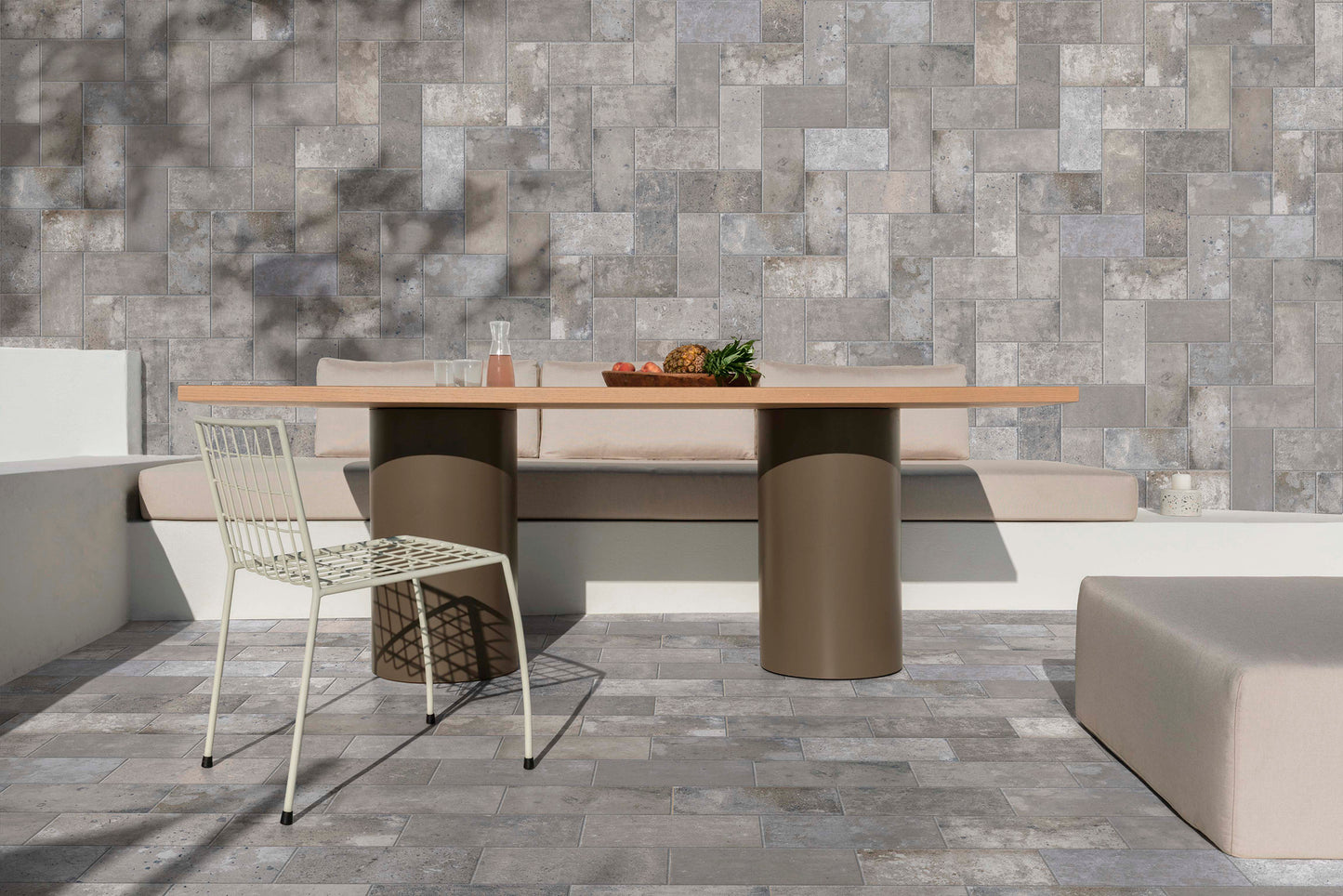 Chianti Griggio Grey Brick Matt P5 12.5X25
