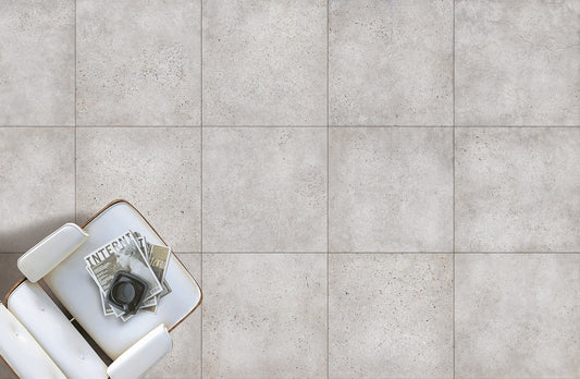 Concrete Pacific Wet Look White Gloss 60X60