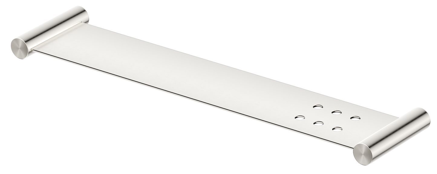 Mica Stainless Shelf - 400mm – Brushed Nickel