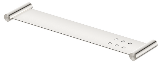 Mica Stainless Shelf - 400mm – Brushed Nickel
