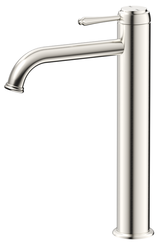Mica Heritage Tall Basin Mixer – Brushed Nickel