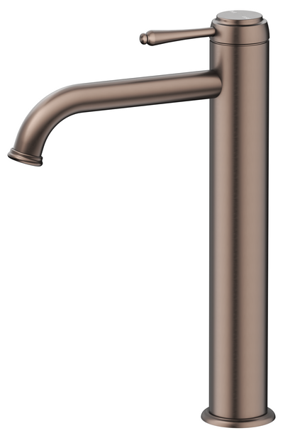Mica Heritage Tall Basin Mixer – Dusk Bronze