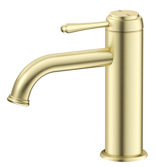 Mica Heritage Basin Mixer – French Gold