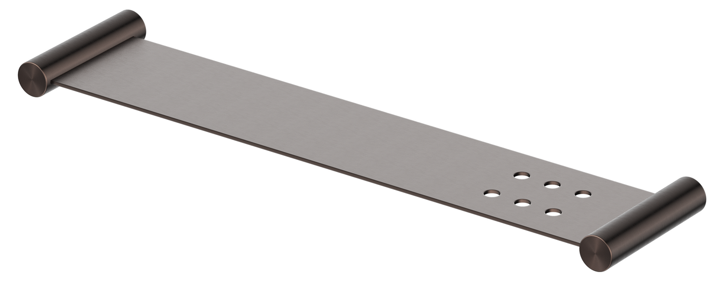 Mica Stainless Shelf - 400mm – Dusk Bronze