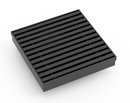 Builders Shower Grate - Mini - 100 – Black