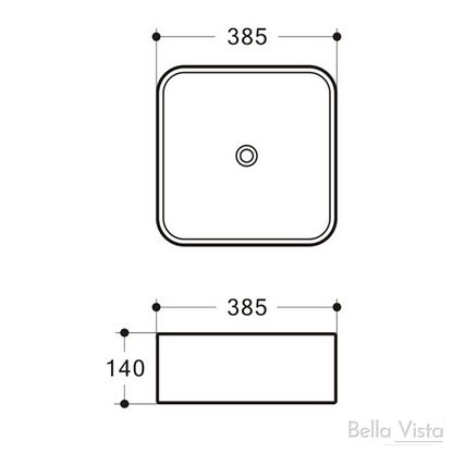 Riva 380 x 380mm – White