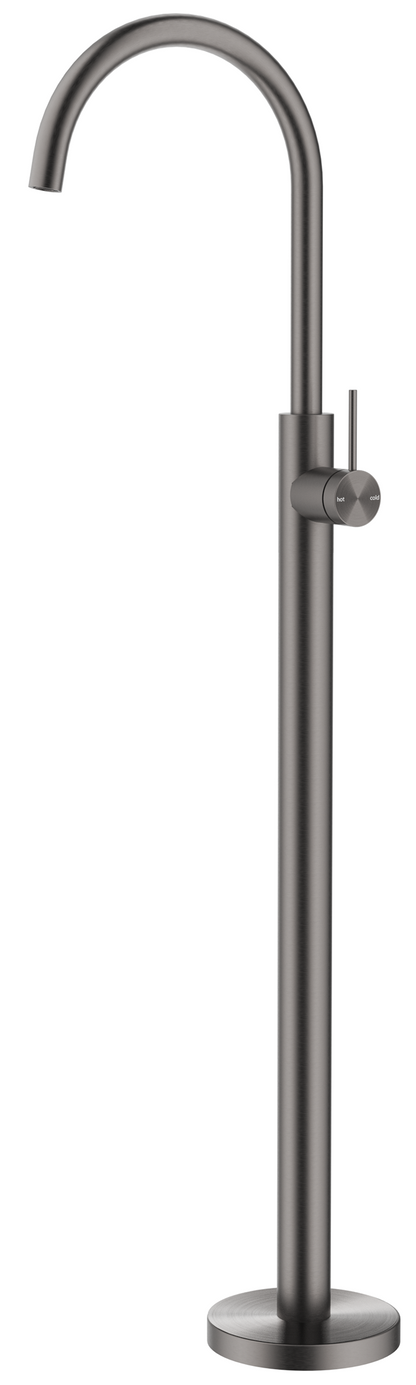 Mica Freestanding Bath Mixer – Gunmetal